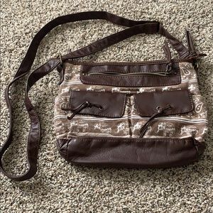 Wildflower shoulder purse